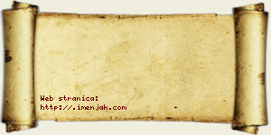 Jabuka Miljaković vizit kartica